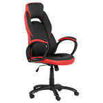 Геймърски стол Carmen 7511 - комбинация от черно и червено