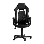 Геймърски стол Carmen 7525 – комбинация от черно и бяло