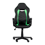 Геймърски стол Carmen 7525 – комбинация от черно и зелено