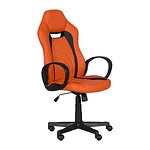 Геймърски стол Carmen 7525 R – комбинация от оранжево и черно