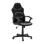 Геймърски стол Carmen 6309 – комбинация от черно и сиво