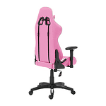 Геймърски стол Carmen 6312 – комбинация от розово и бяло