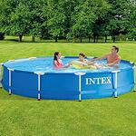 Сглобяем басейн Intex Metal Frame 28212NP, кръгъл, Ø366 x 76 см – комплект с филтърна помпа с картушен филтър