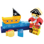 Магнитен 3Д пъзел - Пират, Viga toys