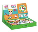 Магнитна образователна кутия игра - Учим часовника, Tooky Toy