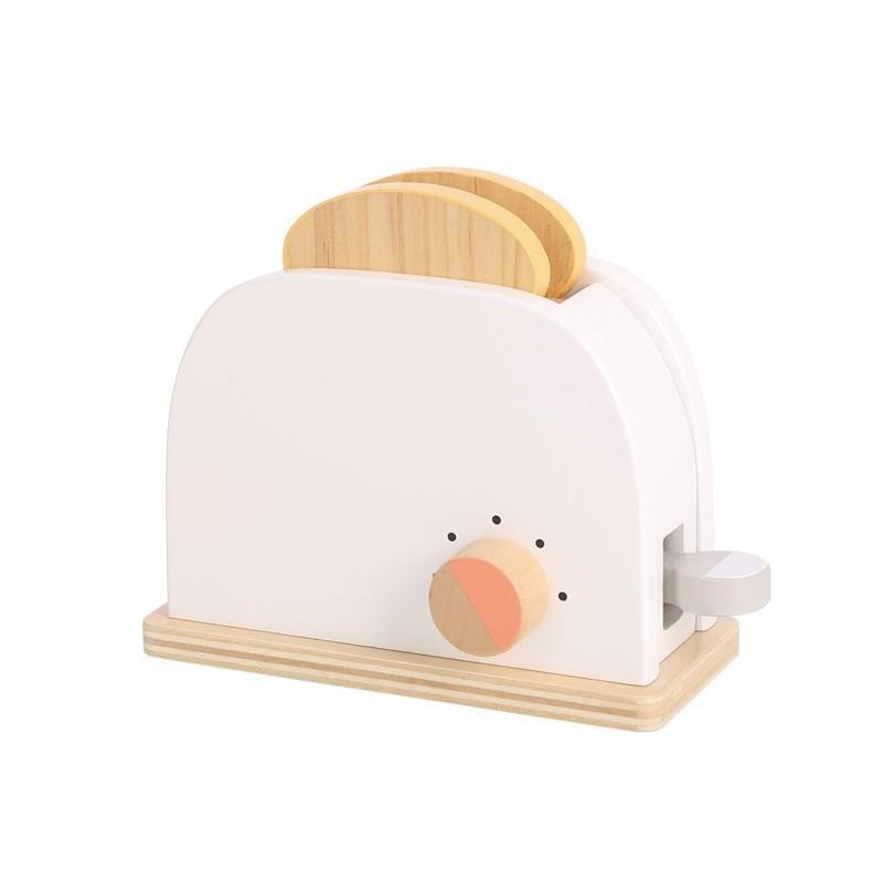 Комплект дървен тостер за хляб, Tooky Toy