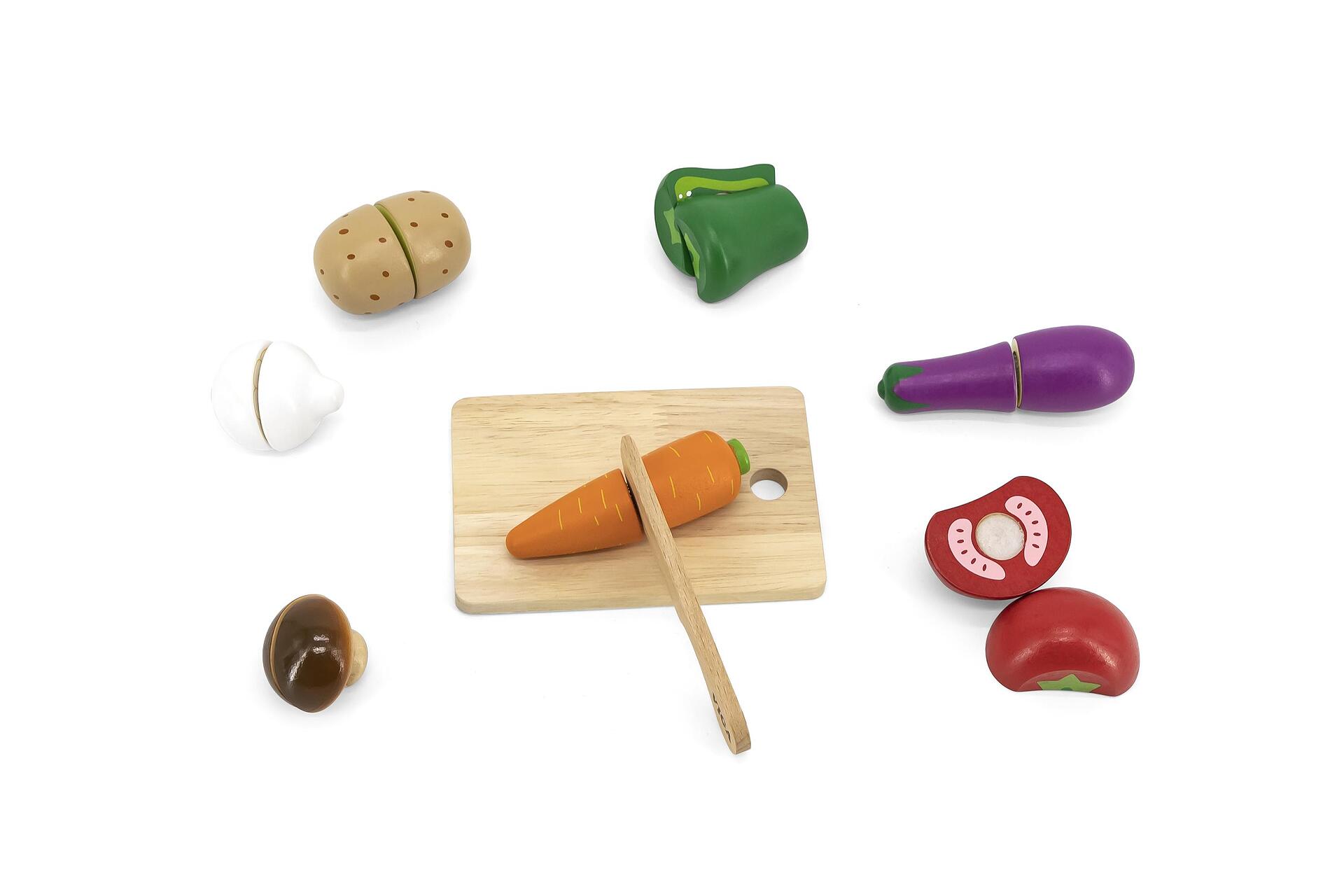 Дървени зеленчуци за рязане, Viga Toys