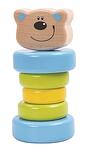 Eластична играчка с рингове - мече, Tooky Toy