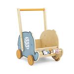 Дървена количка и проходилка Слонче Polar B, Viga Toys