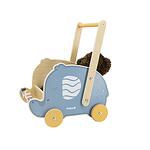 Дървена количка и проходилка Слонче Polar B, Viga Toys