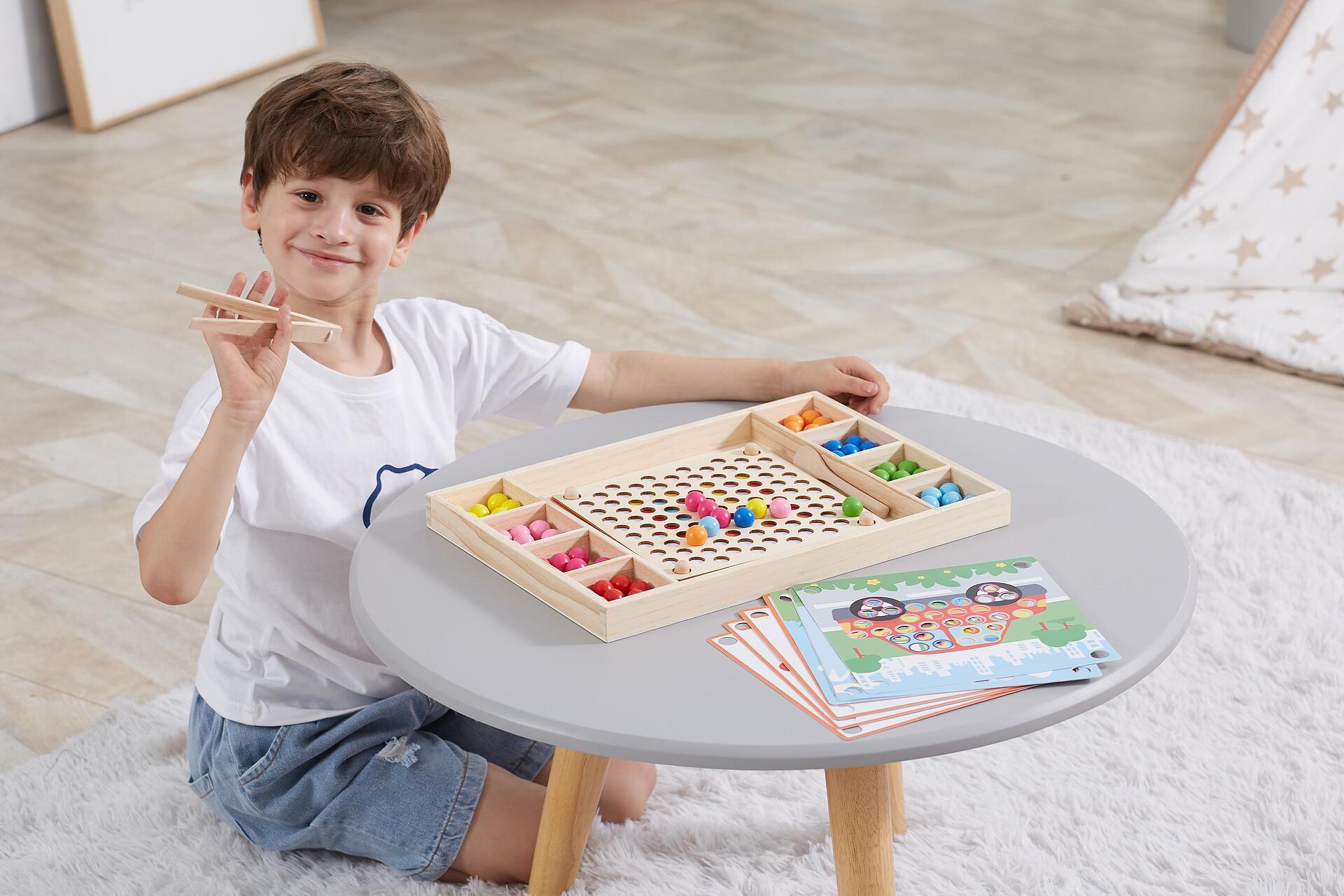 Дървена мозайка за координация и концентрация, Viga Toys