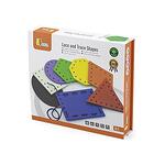 Дървени геометрични форми за промушване, Viga Toys