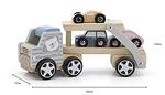 Дървен камион с три коли Polar B, Viga toys