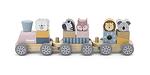 Дървен влак с животни Polar B, Viga toys