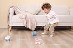 Дървена играчка за дърпане Таралеж Polar B, Viga toys