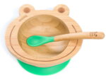 Бамбукова купичка с вакуумно дъно - жаба от Yum Yum Bamboo