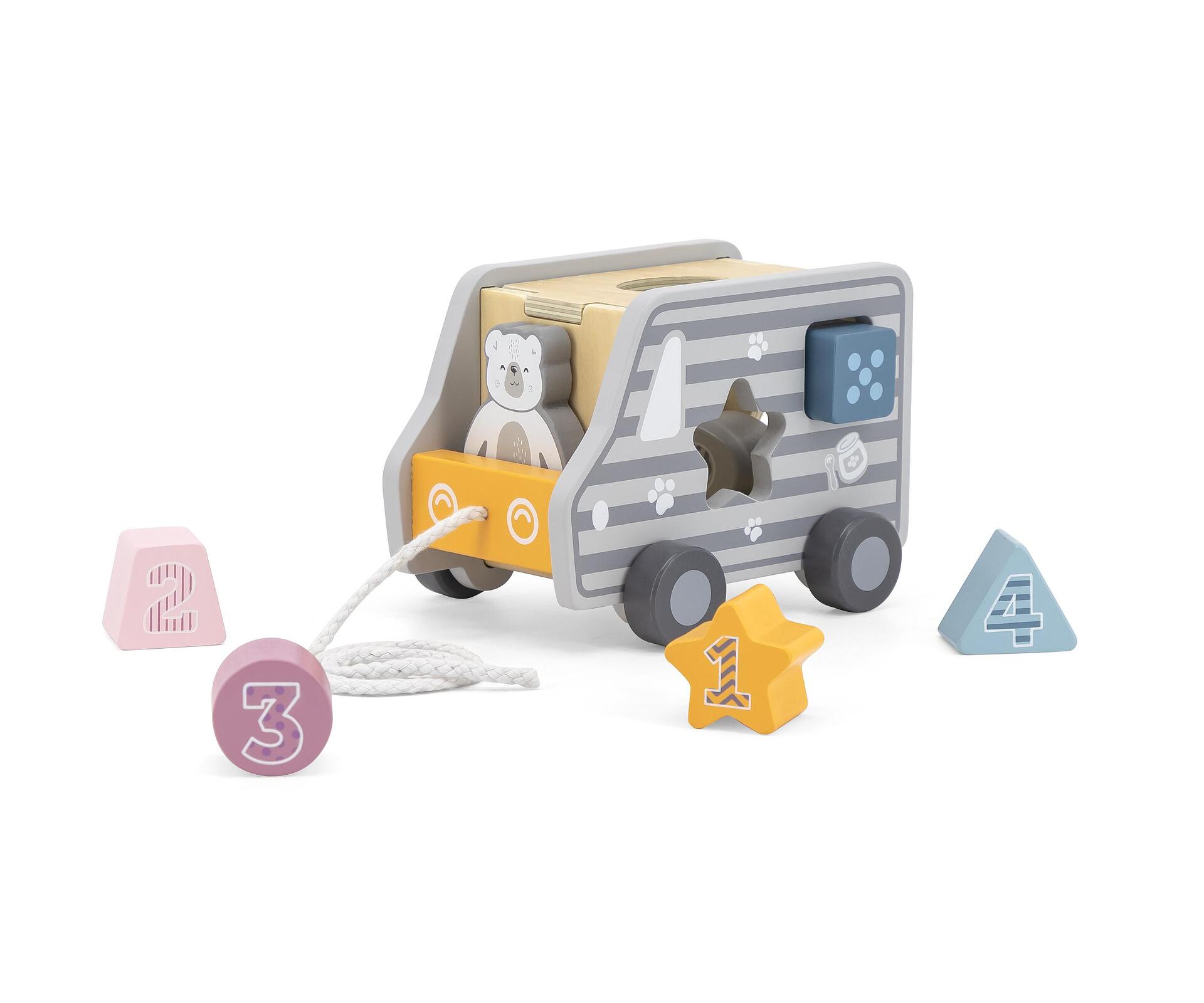 Камион за сортиране и дърпане Polar B от Viga toys