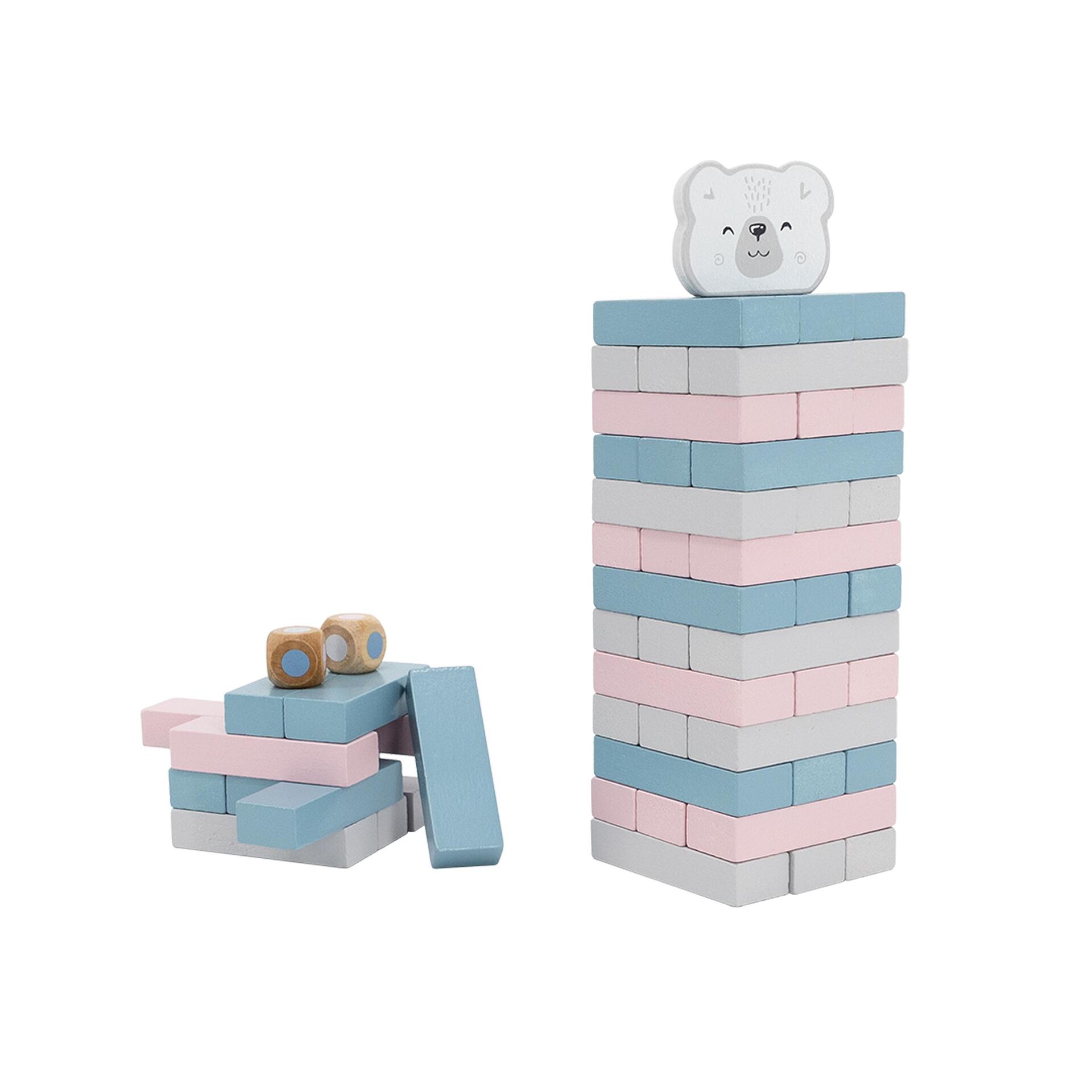 Дървена играчка – Дженга Polar B от Viga toys