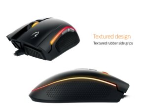 Gamdias геймърска мишка с подложка Gaming Mouse - ZEUS E2 OPTICAL + PAD NYX E1 - 3200dpi, backlight
