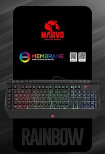 Marvo PRO геймърска клавиатура Gaming Keyboard KG869 - Programmable, Rainbow