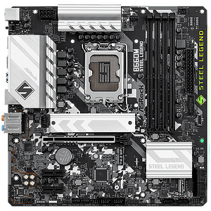 ASROCK MB Desktop B660M STEEL LEGEND (S1700, B660M, 4xDDR4, 1xPCIe 4.0x16, 2xPCIe 3.0x1, 6xSATA, 2xM.2 PCIe, 1x USB-C, 6x USB 3.2, 6x USB 2.0, DP, HDMI, 2.5GLAN, POLYCHROME RGB, mATX) Retail
