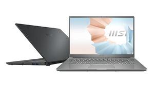 Лаптоп, MSI Modern 15 A5M, AMD Ryzen 7 5700U
