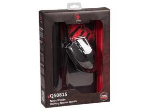 Геймърски комплект A4TECH Neon X'Glide Gaming Q50 + пад - Q5081S