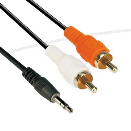 VCom Аудио Кабел 3.5mm Stereo M / 2x RCA M - CV212-1.8m VCom Аудио Кабел 3.5mm Stereo M / 2x RCA M - CV212-1.8m