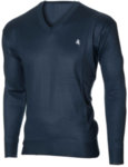 Мъжки тъмносив пуловер с V деколте (Универсален размер)-Copy