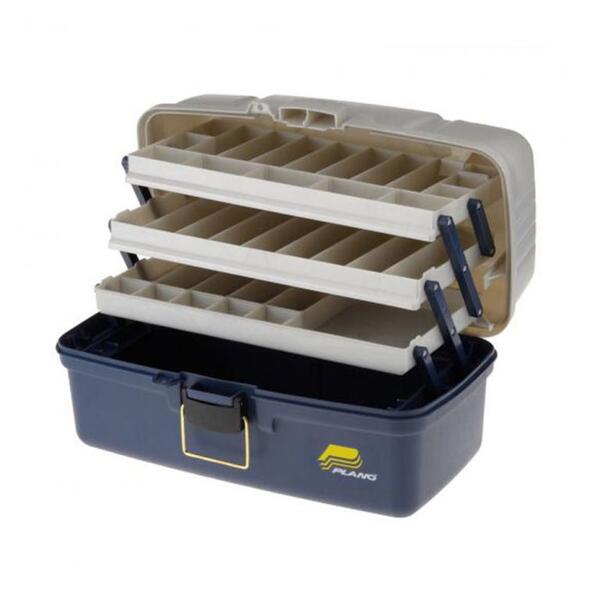 Plano 3-tray Tackle Box - Bright Blue