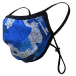 Маска предпазна MAZE X3M 1+3 - Camo Blue - за лице, многократна