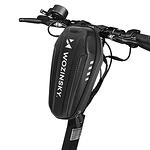 Елегантна чанта за кормило на тротинетка и скутер - черна, водоустойчива