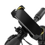 360° поставка за смартфон за колело - черна
