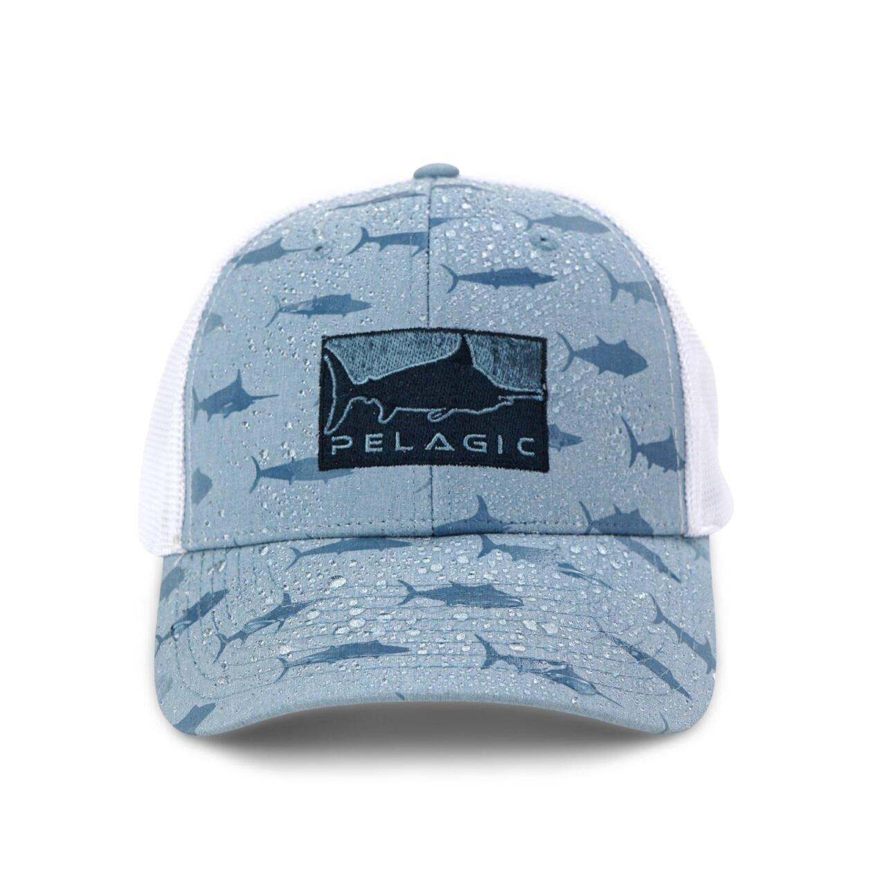 Шапка PELAGIC HYBRID DEEP SEA OFFSHORE FISHING HAT Slate Fish Camo