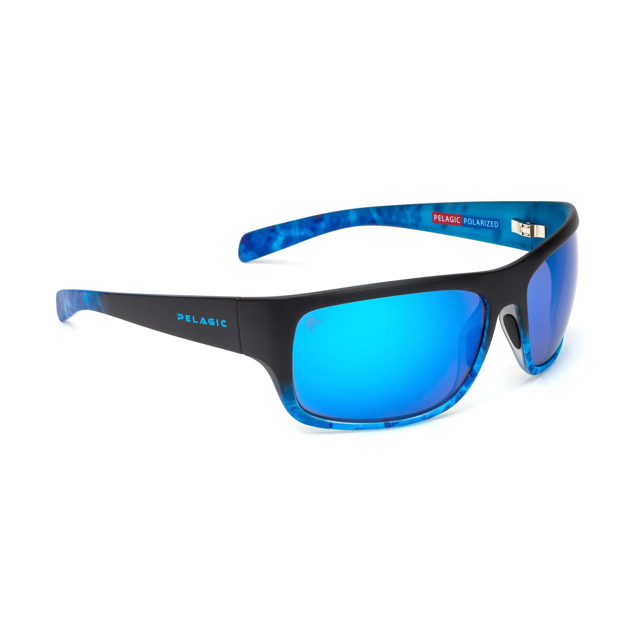 Слънчеви очила PELAGIC LIGHTHOUSE - POLARIZED MINERAL GLASS: Blue Dorado Fade/Blue Mirror