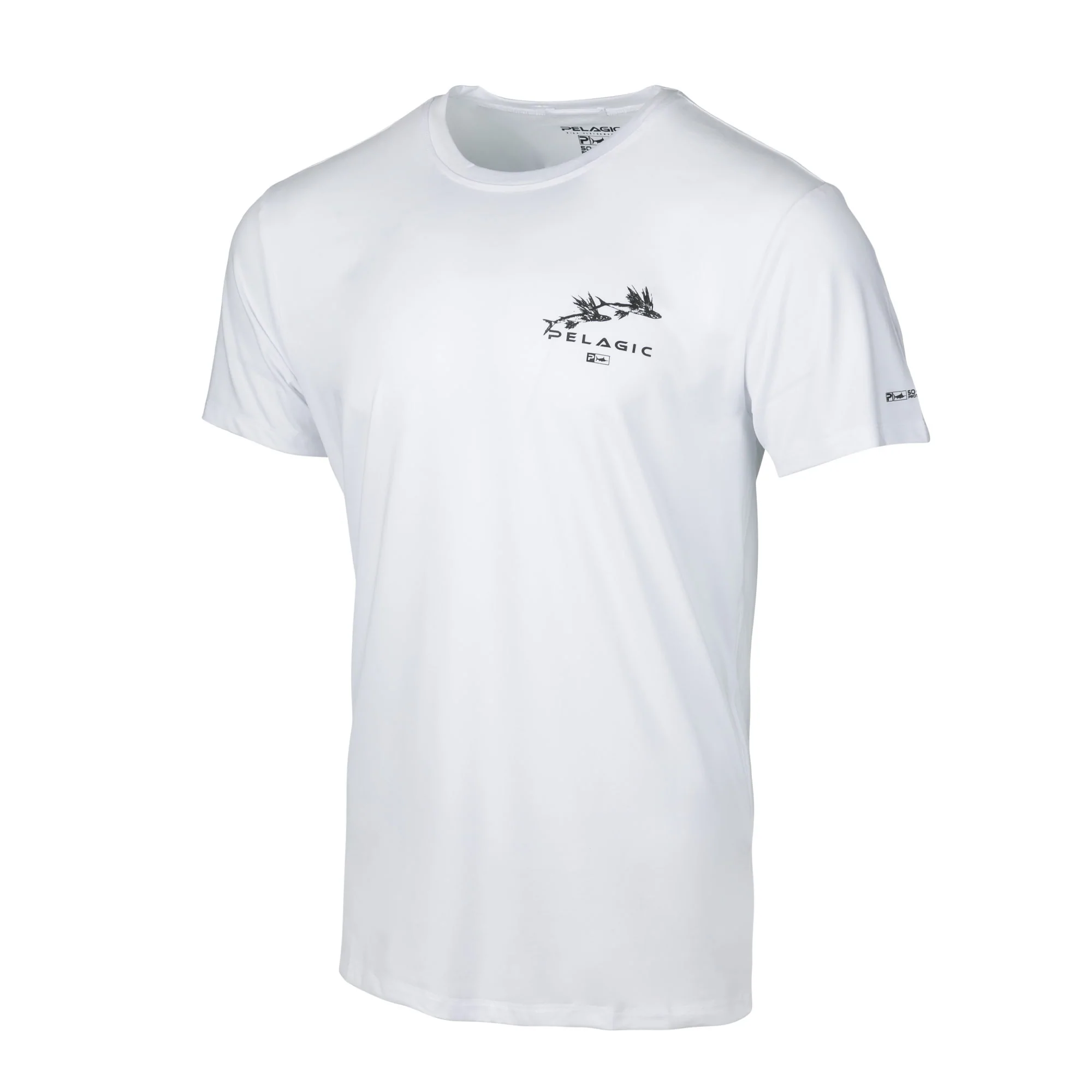 Тениска с къс ръкав UPF 50+ PELAGIC PREMIUM UV GYOTAKU T-SHIRT White