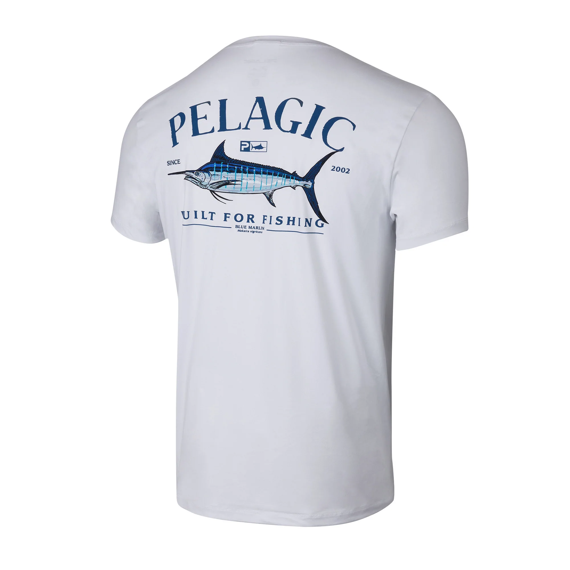 Тениска с къс ръкав UPF 50+ PELAGIC Premium UV TEE Blue Marlin