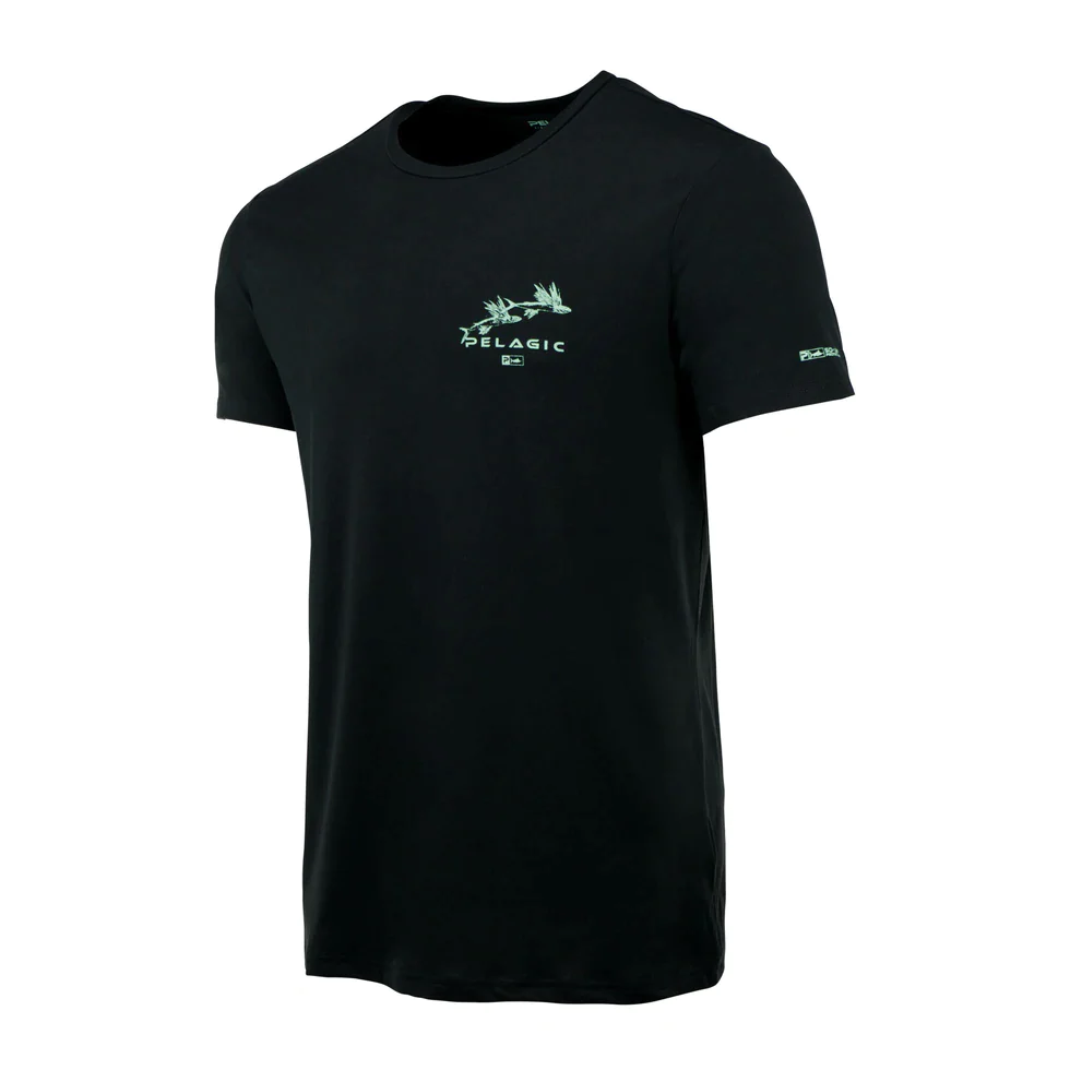 Тениска с къс ръкав UPF 50+ PELAGIC PREMIUM UV GYOTAKU T-SHIRT Black