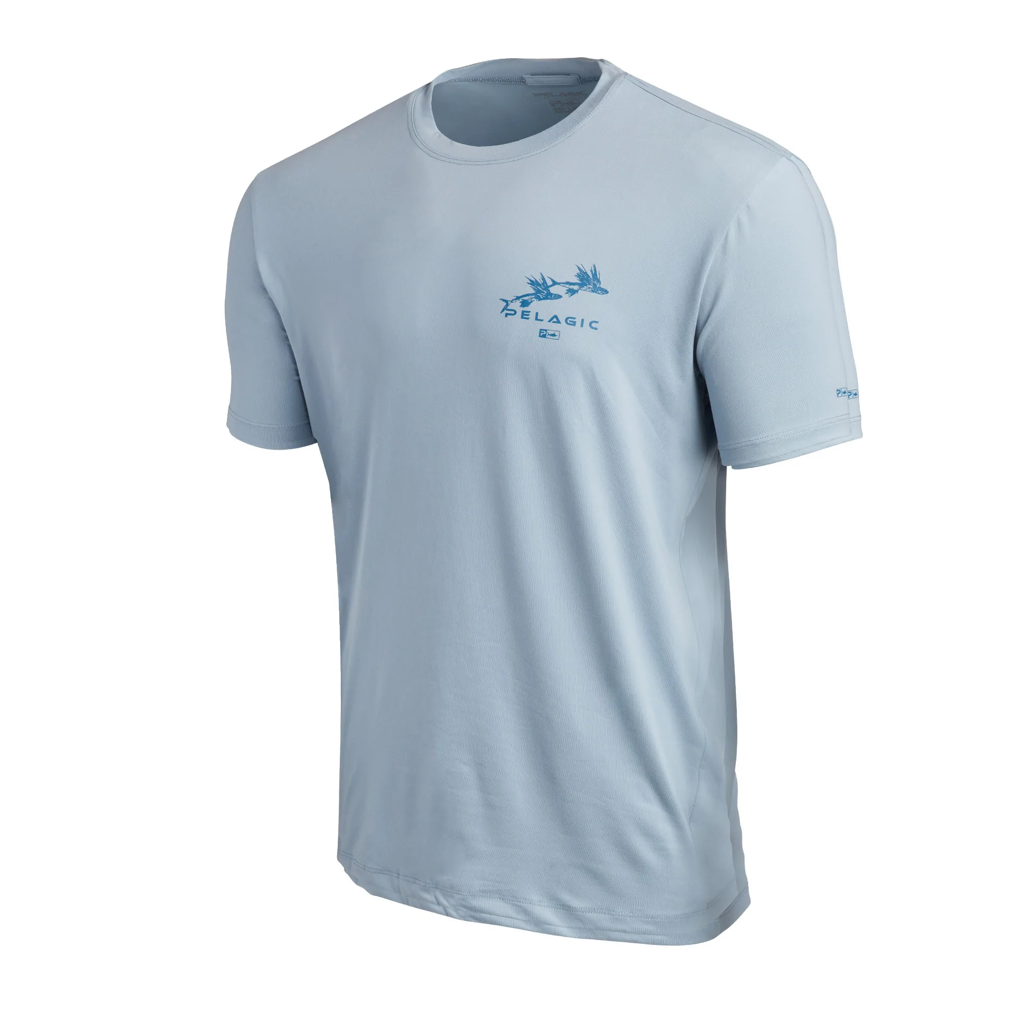 Тениска с къс ръкав UPF 50+ PELAGIC UV STRATOS SS - GYOTAKU FISH Slate