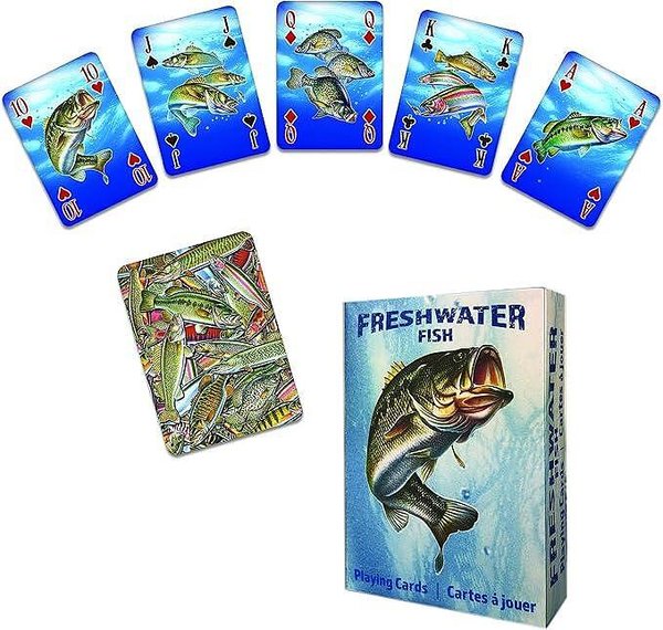 Карти за игра Rivers Edge Playing Cards Fresh Water Fish 2861