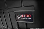 3D гумени стелки Frogum за Seat Tarraco (2018+)/ Skoda Kodiaq (2016+), 4 части, черен цвят