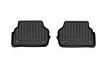 3D Гумени стелки Frogum съвместими с Audi Q3 II след 2018 година, 4 части, черни-Copy