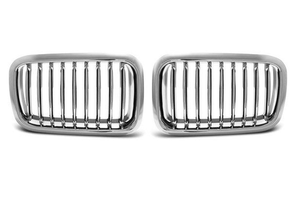 Тунинг решетки бъбреци хром за BMW E36 12.90-09.96