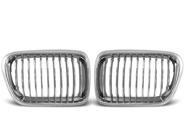 Тунинг решетки бъбреци хром за BMW E36 10.96-08.99
