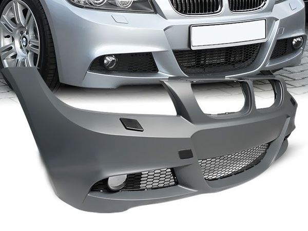 Предна Броня за BMW Е90 Седан / Комби Facelift (2008+) М-Техник с Халогени