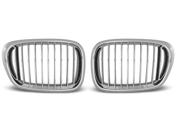 Тунинг решетки бъбреци хром за BMW E39 09.95-06.03