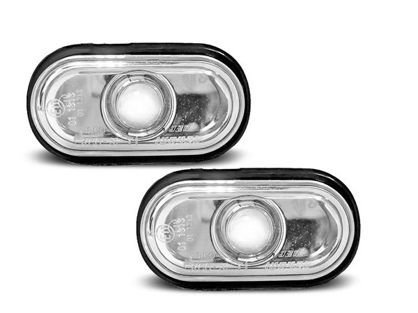 Тунинг мигачи в калник хром RENAULT CLIO 06.90-05.01