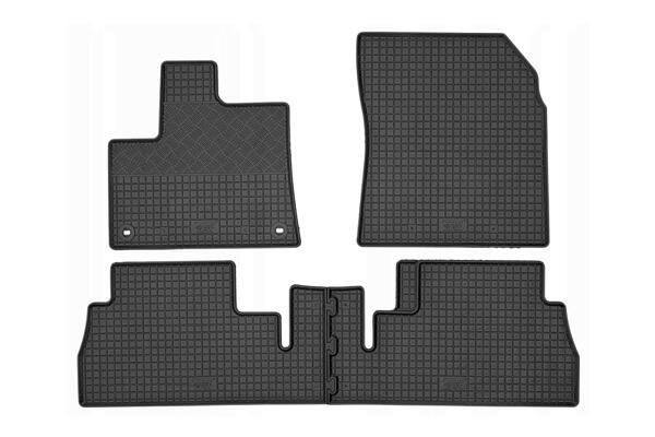 Гумени стелки Rigum за Citroen Berlingo, Peugeot Partner, Opel Combo след 2019г, Toyota Proace след 2020г, 5 места, 4 части