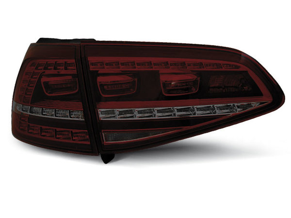Тунинг LED стопове опушени за Volkswagen GOLF 7 2013- хечбек, версия без фабрични led стопове