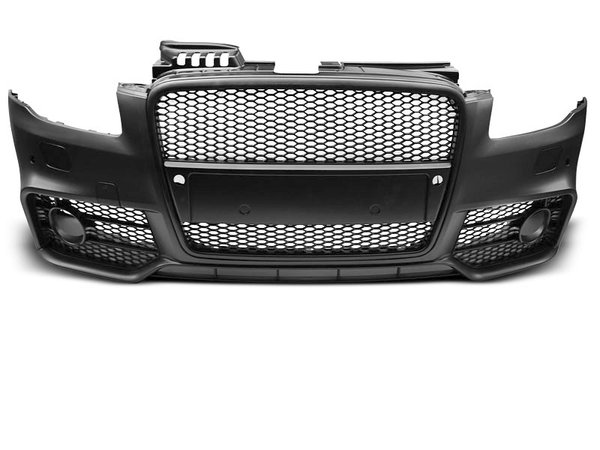 Тунинг броня предна черна за AUDI A4 04-08 RS STYLE PDC